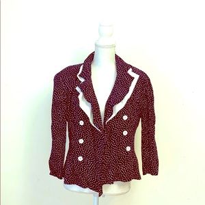 Polka Dot Blazer 🖤